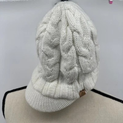 Gorra Adidas Tejida con Cable Forrada de Vellón Climawarm Cristal Brimmer Cableknit Foto 1 de 4
