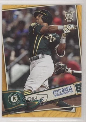 2019 Topps Big League Gold Khris Davis #312 - Image 1 of 2