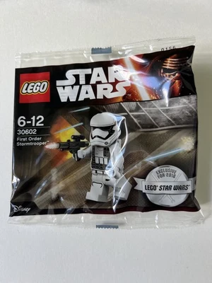 LEGO Star Wars: First Order Stormtrooper minifigure (30602). Brand New & Sealed - Image 1 of 2