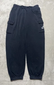 Nike Jogger Donna Taglia Media Nero Cargo Elastico Vita Pull On DD3711 - Foto 1 di 15