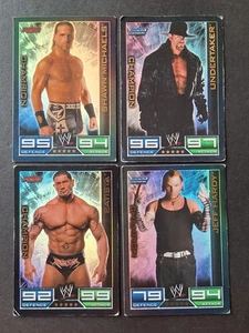Shawn Michaels Undertaker Batista Jeff Hardy Lot 4 Cards Catch Topps Slam Attax - Picture 1 of 2