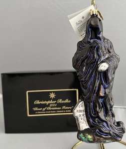 2001 CHRISTOPHER RADKO A CHRISTMAS CAROL GHOST OF CHRISTMAS FUTURE ORNAMENT LE - Bild 1 von 9