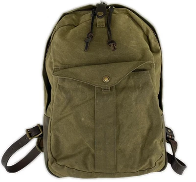 Filson Journeyman Backpack Otter Green Tin Cloth - Image 1 of 4