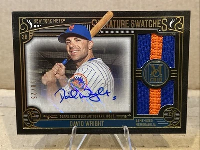 Colección Museo Topps 2016 muestras exclusivas reliquia doble David Wright/25  Foto 1 de 4