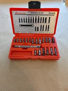 Snap On Offset Driver Set Ratchet & Bit Set Read Ad CRA180PB - Picture 1 of 19
