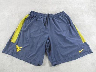 West Virginia Mountaineers Shorts Mens 3XL Blue Yellow NCAA Nike College Team - Image 1 of 4