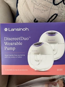 Lansinoh DiscreetDuo Wearable Breast Pump New In Box - Picture 1 of 3
