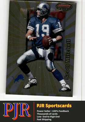 Scott Mitchell 1998 Bowman's Best #76 Detroit Lions - Image 1 of 2