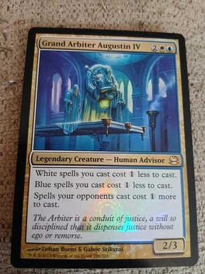 MTG Magic The Gathering Grand Arbiter Augustin IV Modern Masters Foil  - Image 1 of 2