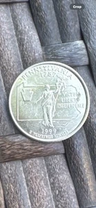 1999 P Pennsylvania State Quarter •Buy 15 Get 40% Off • #250323 - Picture 1 of 3