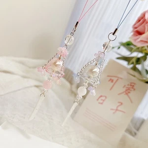 Cute Phone Charms Pendant Trendy Jellyfish Flower Lanyard Mobile Phone Strap_W - Picture 1 of 13