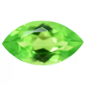 Natural Extremely CERTIFIED 10.00 Ct Green Peridot MARQUISE Cut Loose Gemstone - Picture 1 of 5