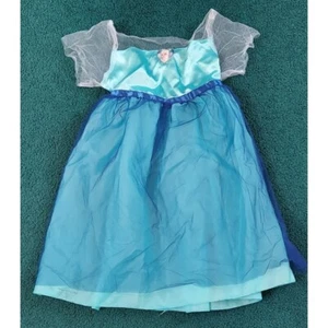Disney Frozen Elsa Blue Mesh Costume Halloween Or Play Dress Size Small? Read - Picture 1 of 9