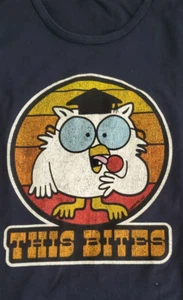 Tootsie Pop Mr Owl Tank Top This Bites Navy Medium - Picture 1 of 9