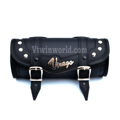 S) Yamaha VIRAGO Leather Pouch Tool Roll Bag XV125 250 xv700 xv750, 1000, xv1100 - Image 1 of 4