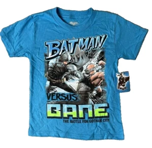 BATMAN DC Comics BOYS T Shirt Size Large (10/12) Batman vs Bane Graphic - Picture 1 of 6