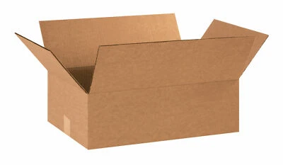75 - 18 x 12 x 6 Corrugated Shipping Boxes Storage Cartons Moving Packing Box - Image 1 of 2
