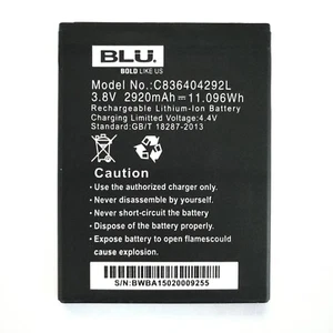 C836404292L NOWY Oryginalny akumulator 2920mAh do BLU Life 8 XL L290U - Zdjęcie 1 z 2