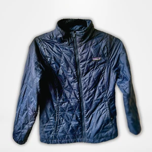 Patagonia Kids Nano Puff Jacket - Size 12 - Classic Navy, Full Zip, Primaloft - Picture 1 of 8