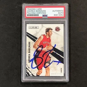 2010-11 Panini Rookies & Stars #14 Andrea Bargnani Signed Card AUTO PSA Slabbed  - Picture 1 of 2