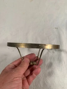 Brass finish 6" Brass Plated Electric Lamp 3 arm Shade RING - Picture 1 of 3