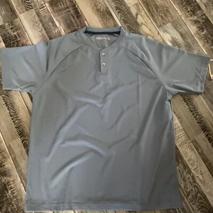 Forrester’s Golf Herren Kurzarm Beehive Henley grau Gr. M - Bild 1 von 6