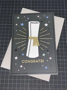 Hallmark Graduation Card: Happy Diploma Day College/High School/Nurse/Police etc - Picture 1 of 7