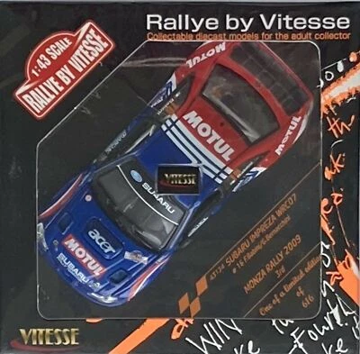 1/43 Vitesse 43134 L/E Subaru Impreza WRC07 2009 Monza #16 Bambini & Bernacchini - Image 1 of 4