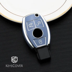 Funda protectora para llave de coche TPU silicona Mercedes-Benz colgante azul - Imagen 1 de 1