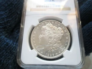 1896 P Morgan Silver Dollar NGC MS64PL **Proof Like** - Picture 1 of 12