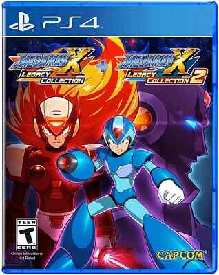 Mega Man X: Legacy Collection 1 + 2 PS4 jogo novo em folha (plataforma 2018) - Imagem 1 de 3