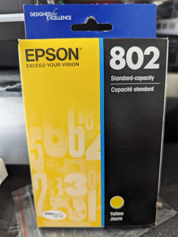 Genuine Epson 802 Standard Yellow Ink Cartridge C13t355420
