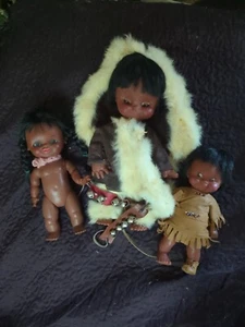 Vintage Indianer Puppen und Knöchelglocken - Bild 1 von 13