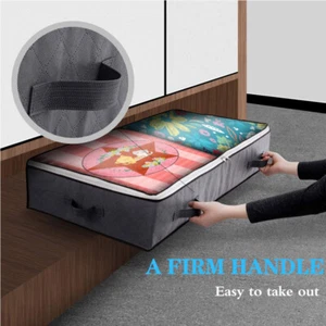 Unterbett Aufbewahrungstasche Faltbare Unterbettkommode Bettkasten, 1 Stück - Bild 1 von 9