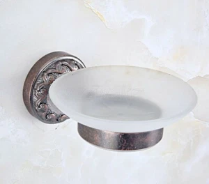 Wall Mounted Antique Copper Bathroom Soap Dish Holder Soap Basket Zba157 - Picture 1 of 8