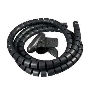 22mm Gaine Spirale Gaine Câble Flexible Fil Rangement Câble Spirale Cache Cab... - Afbeelding 1 van 7