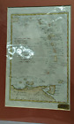 18 th Century Map of Carte De Isles Antilles Vent Matted