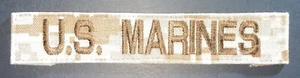 Nastro USMC Desert Marpat US Marines da cucire usato Z8 - Foto 1 di 2
