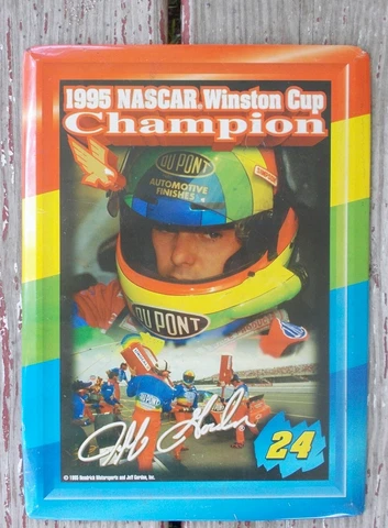 1995 Jeff Gordon Nascar Winston Cup Champion Tin Wall Hanging 11" x 8" Cover