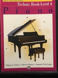 ALFRED'S BASIC PIANO LIBRARY TECHNIC BOOK LEVEL 4 - Picture 1 of 5