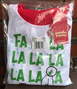 Peanuts sz 8 Girls 2 pc Pajama Set Fa La La Snoopy Charlie Brown Pajamas New 06 - Picture 1 of 3