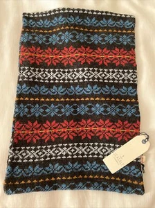 Seasalt Offshore Breeze Hot Water Bottle Cover - New - Fairisle Onyx - Picture 1 of 8