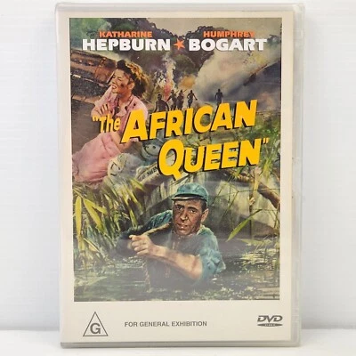 The African Queen DVD Movie 1951 Humphrey Bogart Katharine Hepburn Romance Reg 4 - image 1 of 2