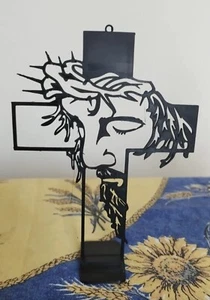 Jesucristo Cruz Decoración de Pared Decoración Arte de Pared Decoración Decoración de Pared Regalo - Imagen 1 de 5