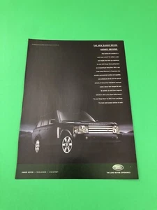 2001 2002 2003 2004 2005 RANGE ROVER ORIGINAL PRINT AD ADVERTISEMENT B32 - Picture 1 of 1