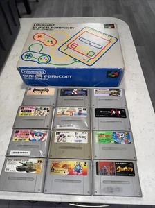 Nintendo SFC Super Famicom Console boxed System bundle Mint Includes 12 Games - Picture 1 of 14