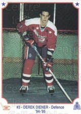 1994-95 Lethbridge Hurricanes #5 Derek Diener