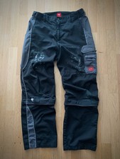 ENGELBERT STRAUSS-ZIPP/OFF-HOSE-MOTION-GRÖSSE 54 (XL)-SCHWARZ-VOM BAU-GEBRAUCHT!