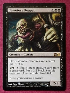 Magic The Gathering 2010 CORE SET M10 CEMETERY REAPER black card MTG - Picture 1 of 2