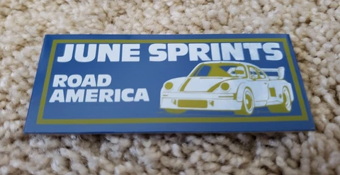 Road America 1978 June Sprints Road Races Dash Plaque Elkhart Lake SCCA SVRA Cover